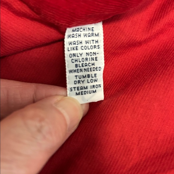 Polo Ralph Lauren Men's Blake Corduroy Bold Red Button-Down Shirt Size Large - Picture 12 of 12